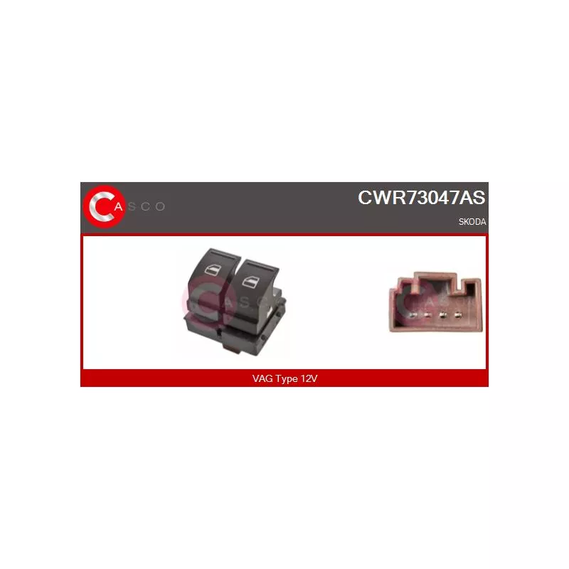 Interrupteur, lève-vitre CASCO CWR73047AS
