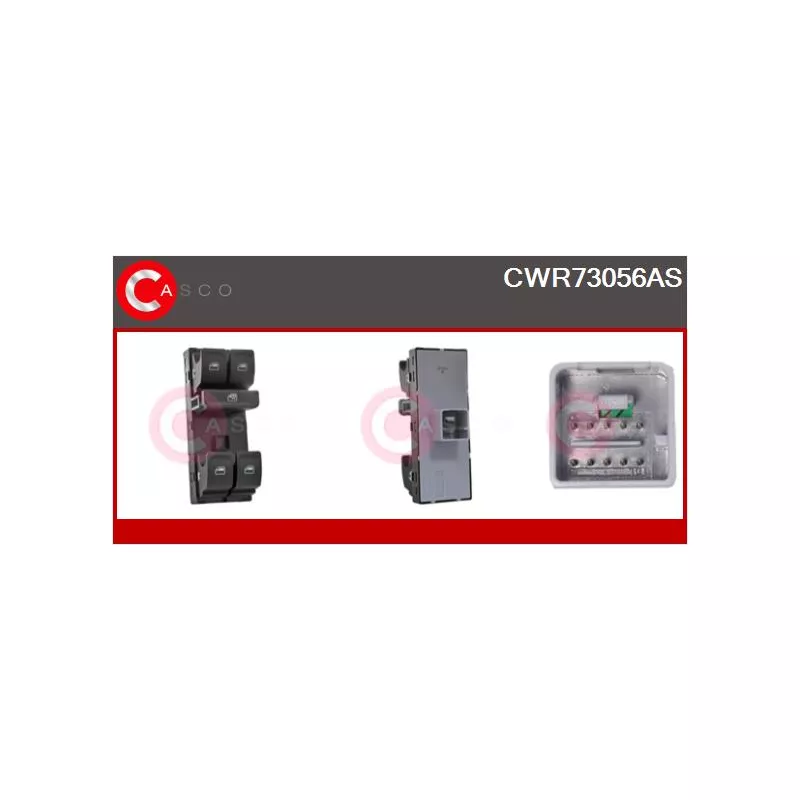 Interrupteur, lève-vitre CASCO CWR73056AS