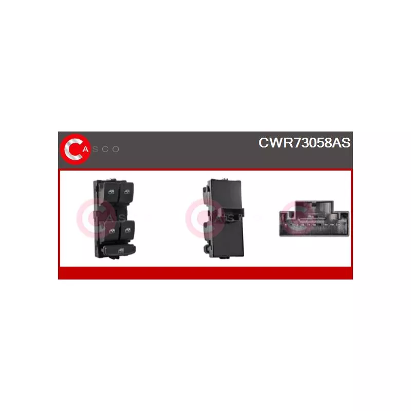 Interrupteur, lève-vitre CASCO CWR73058AS
