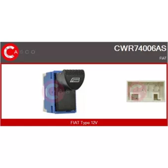 Interrupteur, lève-vitre CASCO CWR74006AS