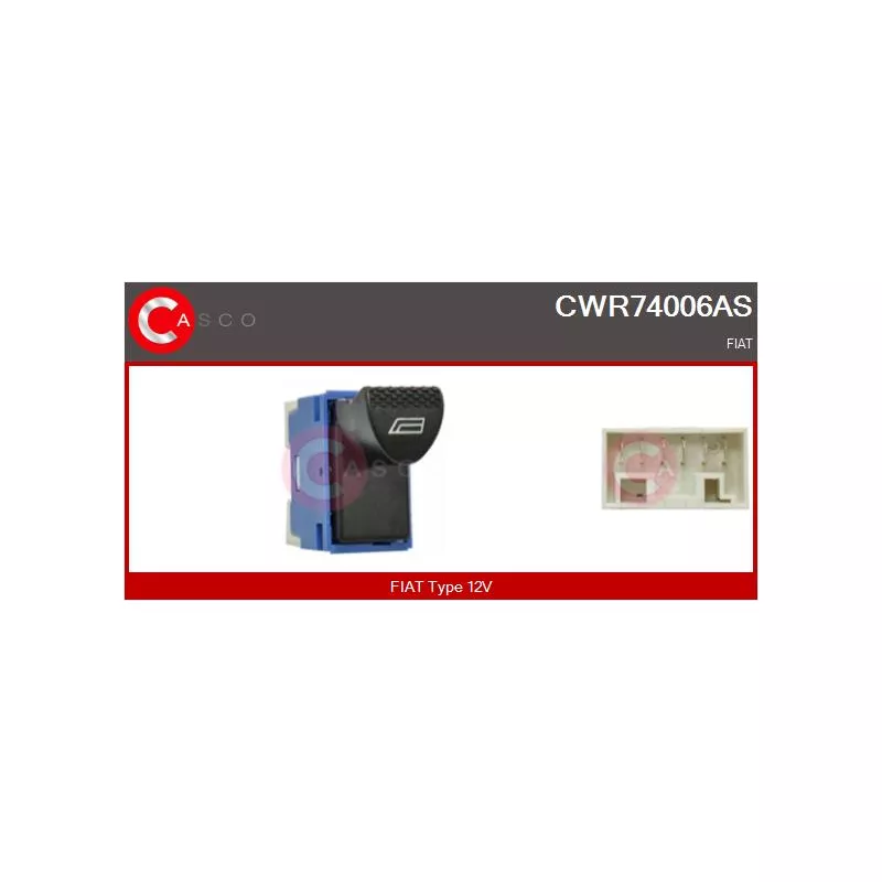 Interrupteur, lève-vitre CASCO CWR74006AS
