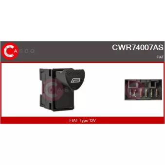 Interrupteur, lève-vitre CASCO CWR74007AS