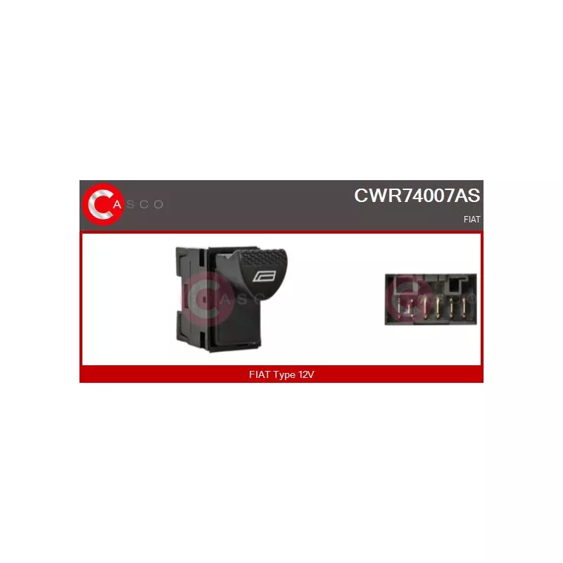 Interrupteur, lève-vitre CASCO CWR74007AS