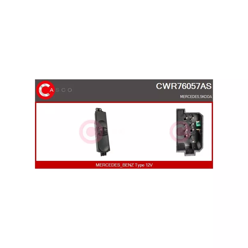 Interrupteur, lève-vitre CASCO CWR76057AS