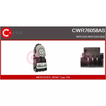 Interrupteur, lève-vitre CASCO CWR76058AS