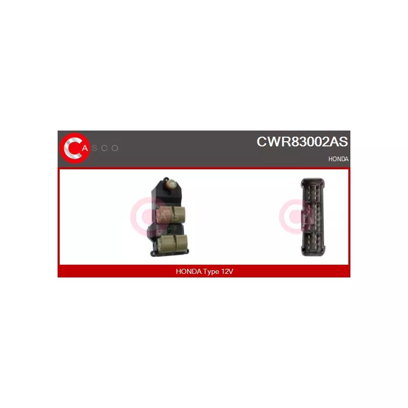 Interrupteur, lève-vitre CASCO CWR83002AS