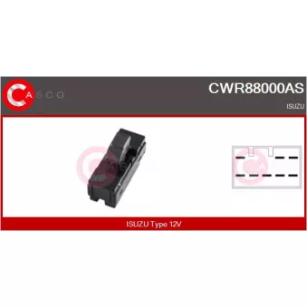 Interrupteur, lève-vitre CASCO CWR88000AS