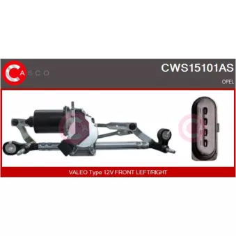 Système de nettoyage des vitres CASCO CWS15101AS