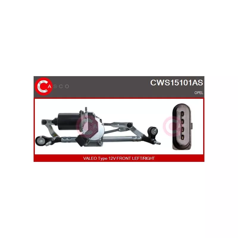Système de nettoyage des vitres CASCO CWS15101AS