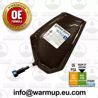 Additif, régénération du filtre à particules/à suie WARM UP AMO-PC33680