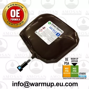 Additif, régénération du filtre à particules/à suie WARM UP AMO-PC80680
