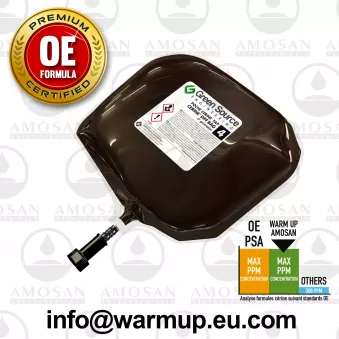 Additif, régénération du filtre à particules/à suie WARM UP AMO-PC81080