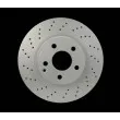 Jeu de 2 disques de frein avant HELLA PAGID 8DD 355 127-941 - Visuel 2