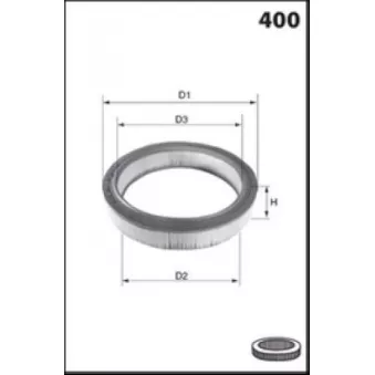 Filtre à air LUCAS FILTERS LFAF332