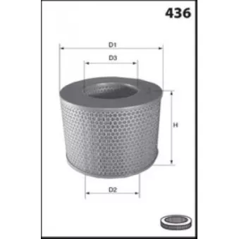 Filtre à air LUCAS FILTERS LFAF338