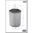 Filtre à air LUCAS FILTERS LFAF370 - Visuel 1