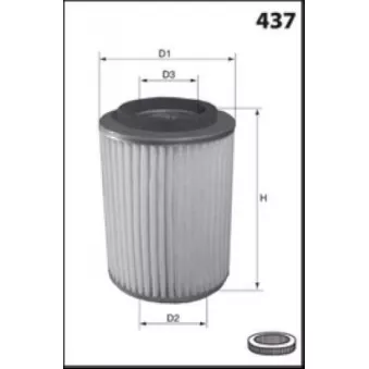Filtre à air LUCAS FILTERS LFAF370
