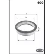Filtre à air LUCAS FILTERS LFAF372 - Visuel 1