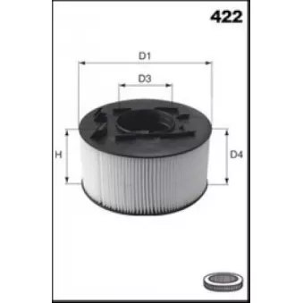 Filtre à air LUCAS FILTERS LFAF489