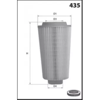 Filtre à air LUCAS FILTERS LFAF492
