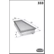 Filtre à air LUCAS FILTERS LFAF497S - Visuel 1