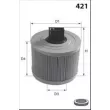 Filtre à air LUCAS FILTERS LFAF692 - Visuel 1