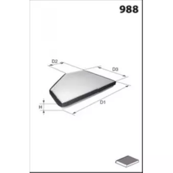 Filtre, air de l'habitacle LUCAS FILTERS LFCP113