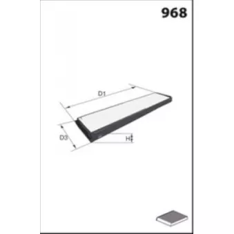 Filtre, air de l'habitacle LUCAS FILTERS LFCP167
