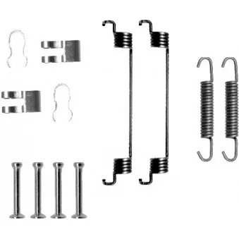 Kit d'accessoires, mâchoire de frein HELLA PAGID 8DZ 355 200-561