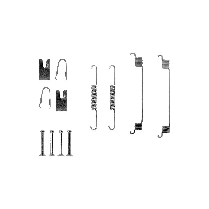 Kit d'accessoires, mâchoire de frein HELLA PAGID 8DZ 355 200-571