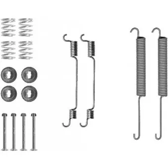 Kit d'accessoires, mâchoire de frein HELLA PAGID 8DZ 355 200-641