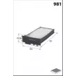 Filtre, air de l'habitacle LUCAS FILTERS LFCP268S - Visuel 1