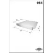 Filtre, air de l'habitacle LUCAS FILTERS LFCP335S - Visuel 1
