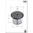 Filtre à carburant LUCAS FILTERS LFDE101 - Visuel 1
