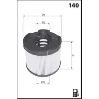 Filtre à carburant LUCAS FILTERS LFDE105