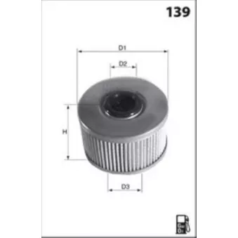 Filtre à carburant LUCAS FILTERS LFDE106