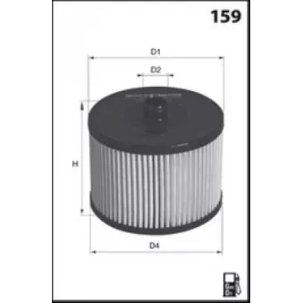 Filtre à carburant LUCAS FILTERS LFDE142