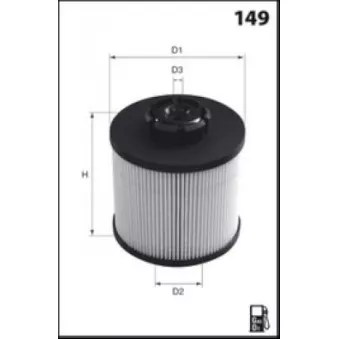 Filtre à carburant LUCAS FILTERS LFDE201
