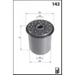 Filtre à carburant LUCAS FILTERS LFDE250 - Visuel 1