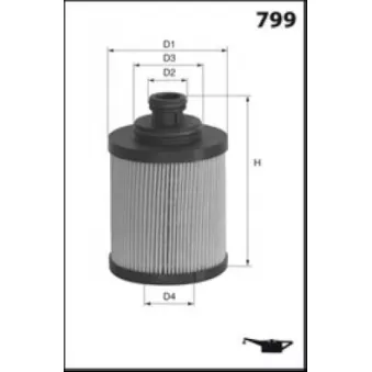 Filtre à carburant LUCAS FILTERS LFDE251