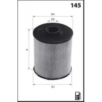Filtre à carburant LUCAS FILTERS LFDE255