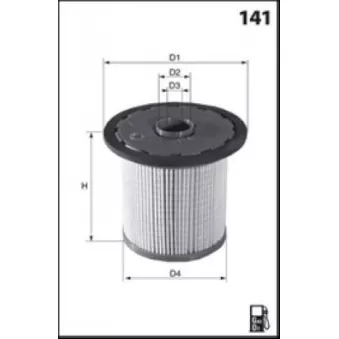 Filtre à carburant LUCAS FILTERS LFDE258