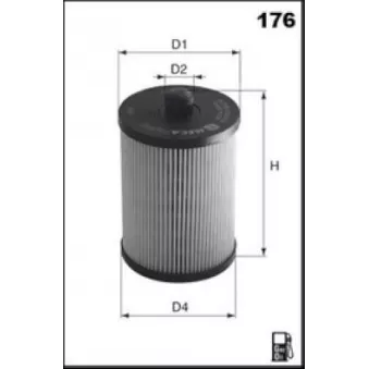 Filtre à carburant LUCAS FILTERS LFDE267