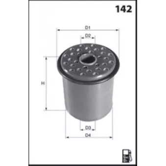 Filtre à carburant LUCAS FILTERS LFDE297