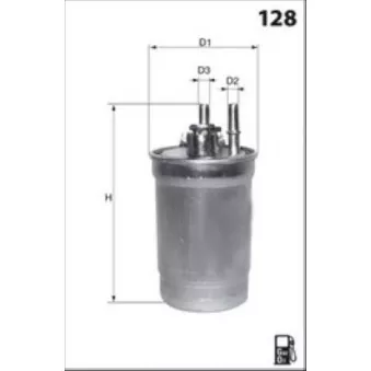 Filtre à carburant LUCAS FILTERS LFDF137