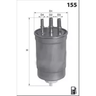 Filtre à carburant LUCAS FILTERS LFDF140