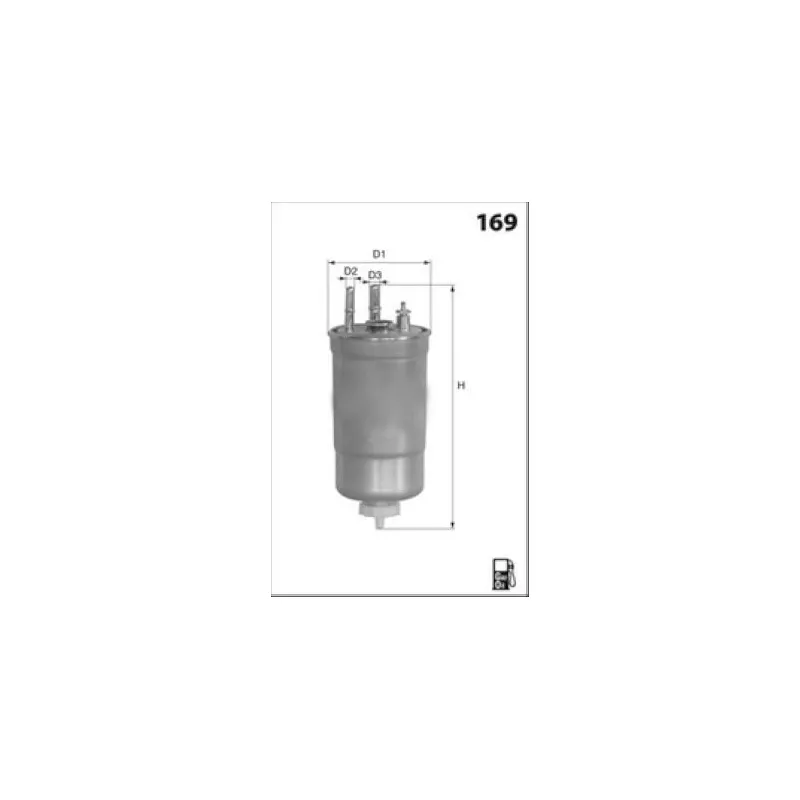 Filtre à carburant LUCAS FILTERS LFDF326