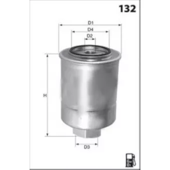 Filtre à carburant LUCAS FILTERS LFDS212
