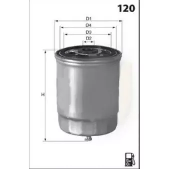 Filtre à carburant LUCAS FILTERS LFDS263