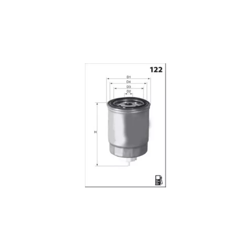 Filtre à carburant LUCAS FILTERS LFDS302